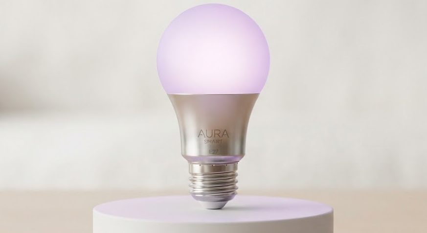 Aura Smart Bulb — 16M Colours — detail view